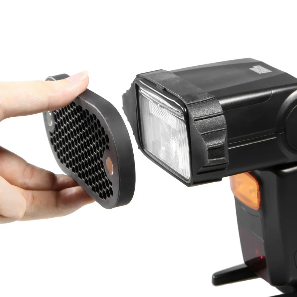 В наличии Selens Flash Speedlight Honeycomb Grid Diffuser Reflector с магнитным гелевым ремешком 7 шт.