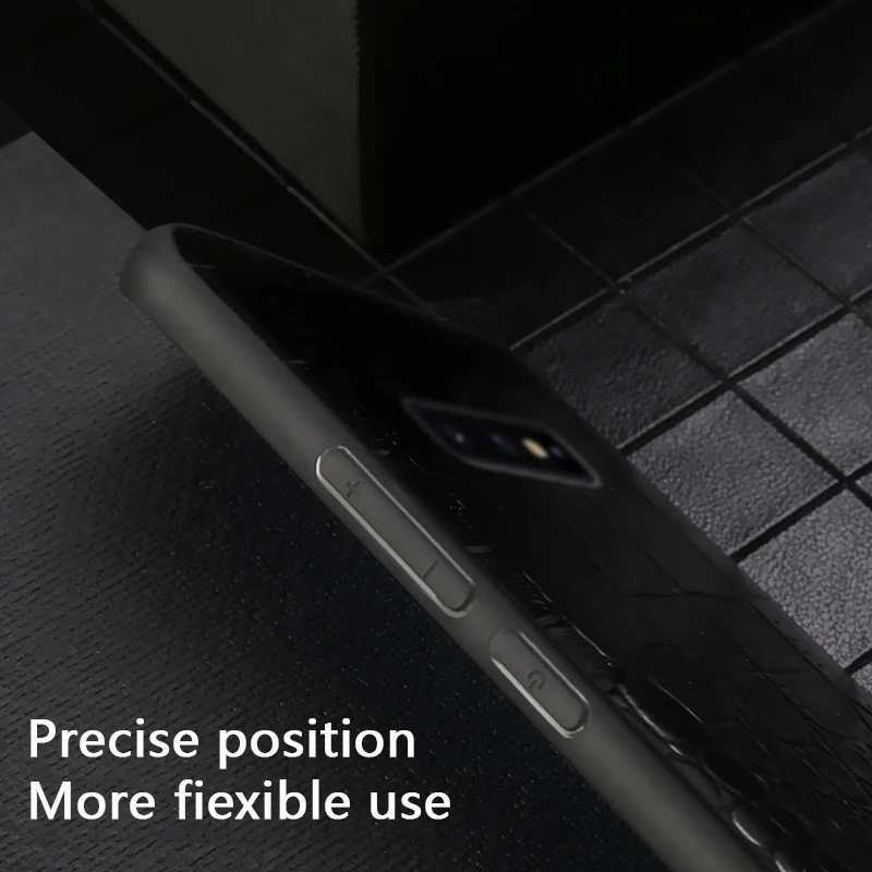 Кожаный чехол для телефона для samsung A70 A60 A50 A40 для карт и узором «крокодиловая кожа» падение Защитная крышка для samsung S10 S10+ 9 8 note9 чехол
