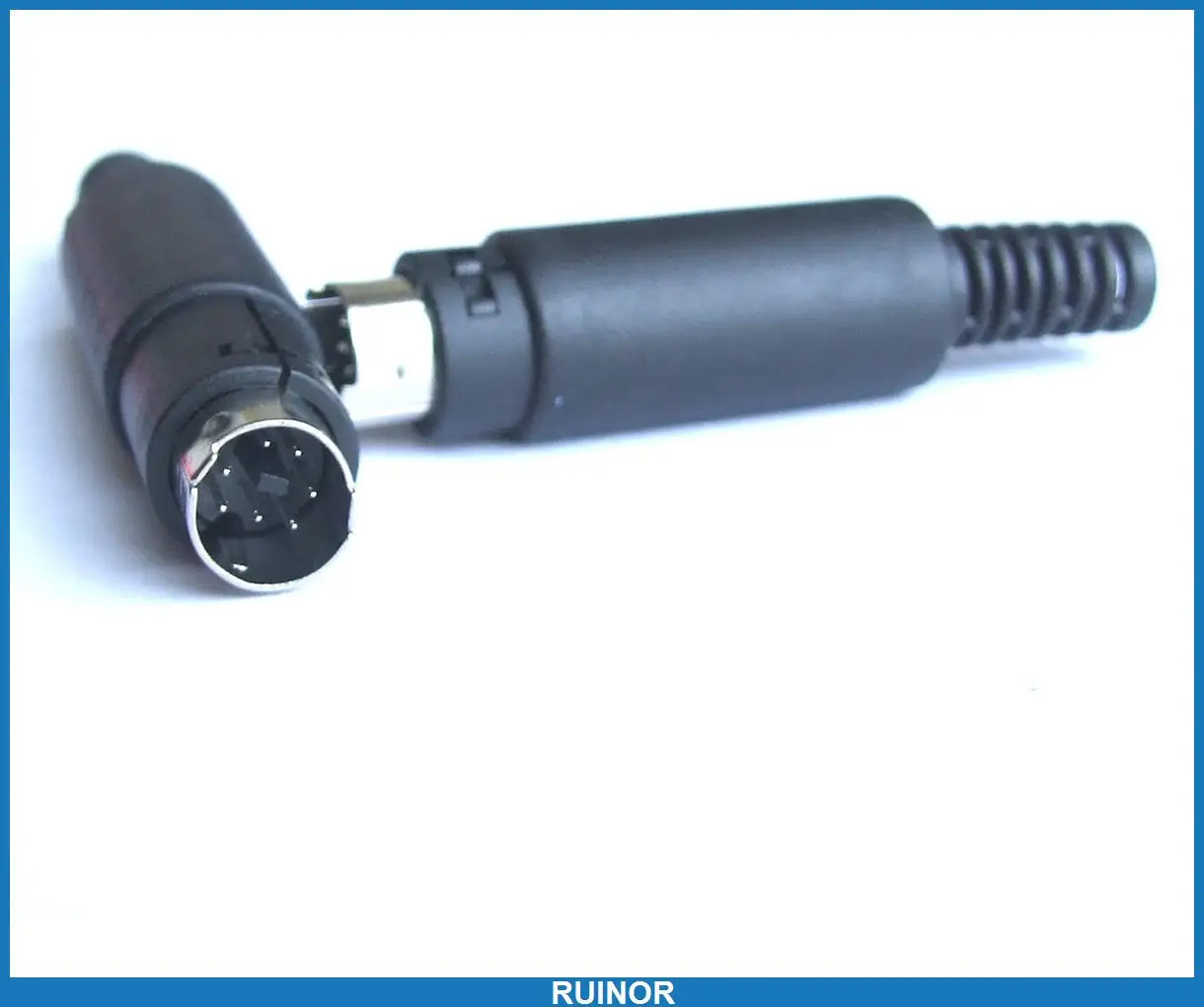 5 шт. 7 Pin мини DIN штекер Соединитель с пластиковой ручкой пайки кабели DIY|connector