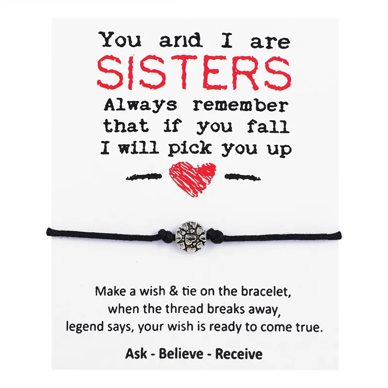 Браслеты с карточками в виде сердца подарочные украшения унисекс для мужчин и