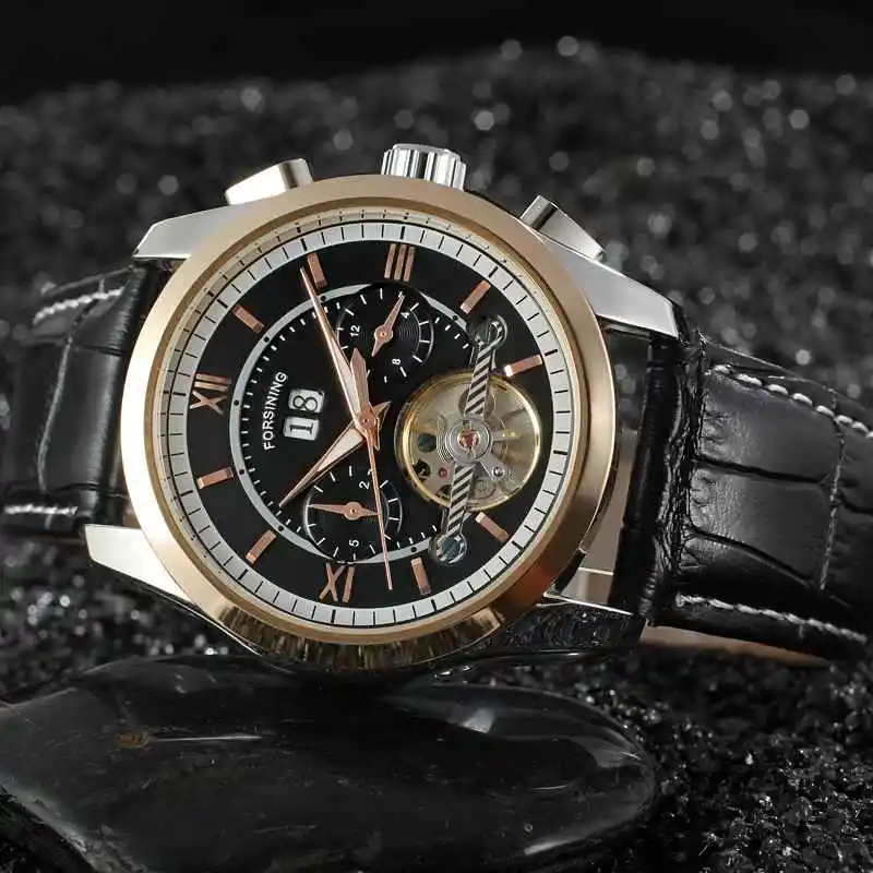 FORSINING Tourbillon Мужские s часы военный армейский Спорт Часы мужские лучший бренд класса люкс автоматические