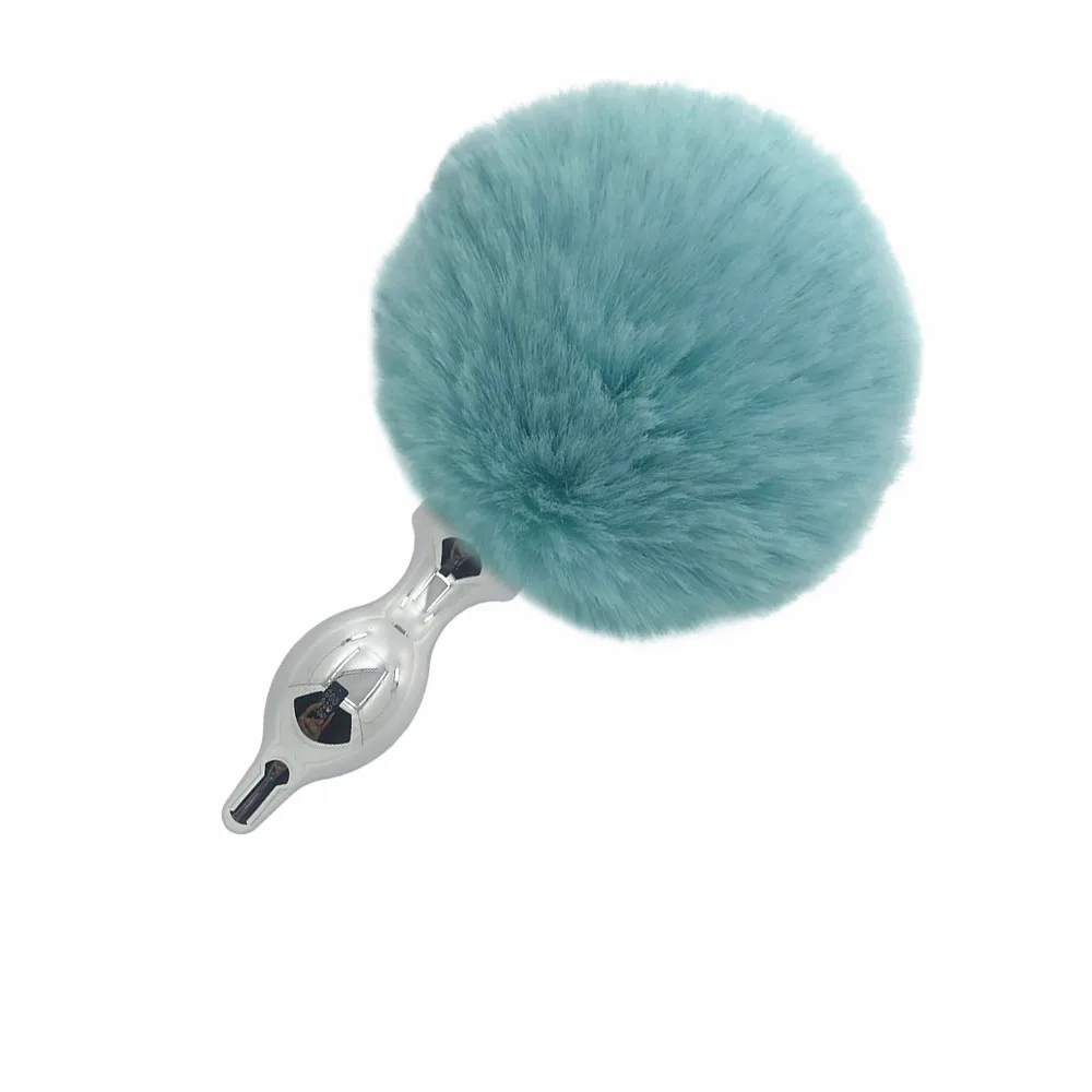 Анальная пробка для взрослых аксессуары женщин лиса кролик хвост металлический