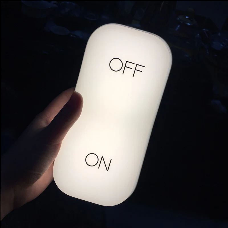 Новый креативный винтажный светодиодный светильник ночник гравитация индукция