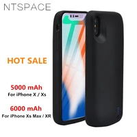 6000mah portable power bank case for iphone xs max xr battery case 5000mah battery charger cases for iphone x xs power case capa