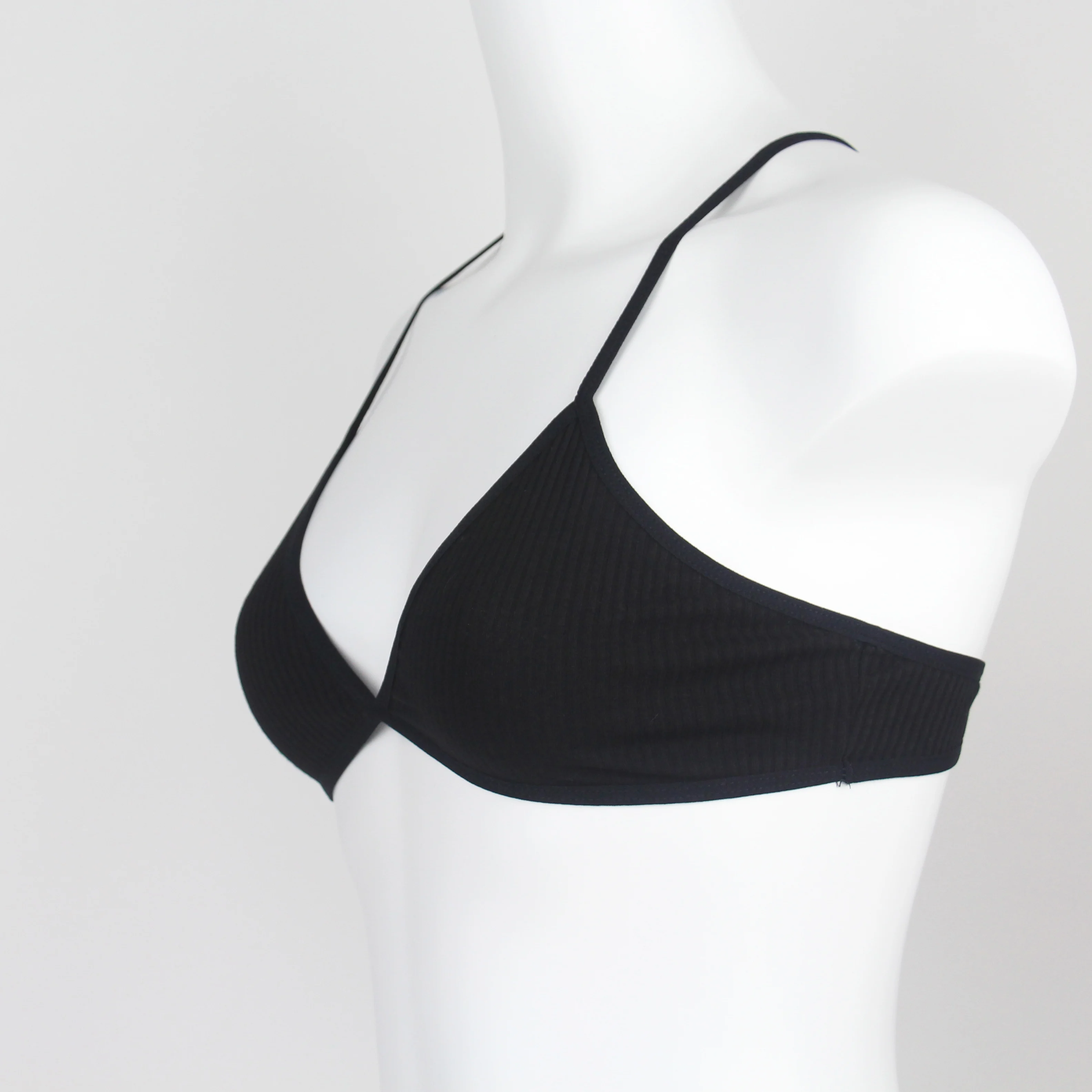 Белый топ на бретелях billie brassiere bretelle беспроводной бюстгальтер с глубоким вырезом крест-накрест сзади V Бюстгальтеры с воротником хлопок черный/белый бесшовный бюстгальтер без косточек