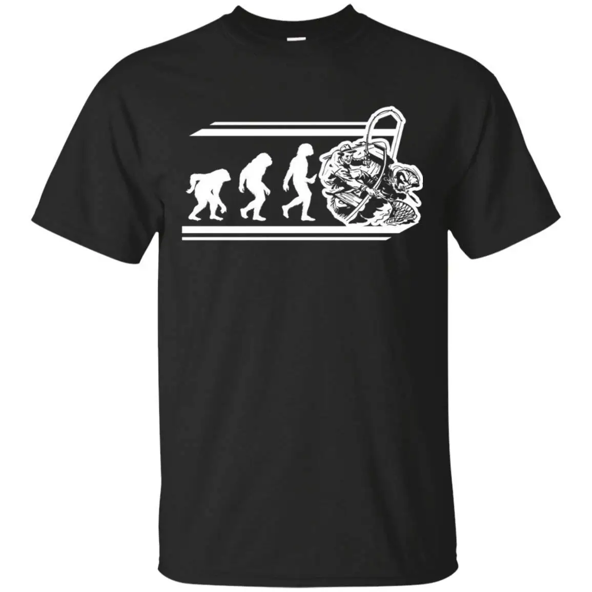 

Funny Evolution of Fishing Gift for Fisherman Best Gifts Tee T-Shirt for Men Short Sleeves Cotton T Shirt Free Shipping