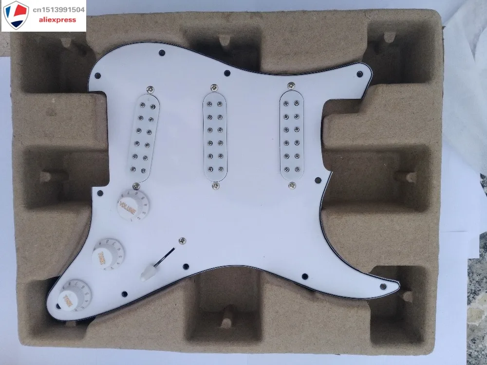 Частная роскошная электрическая гитара 12 стилей Humbucker Пикап на заказ белая