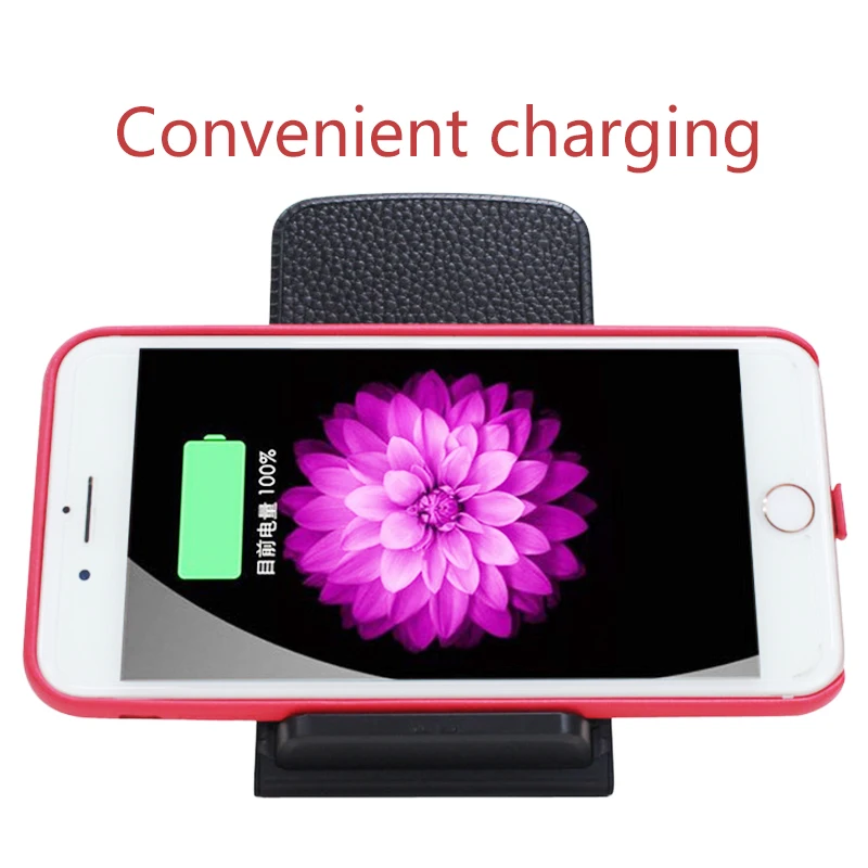 Mobile Phone Wireless Charging Stand For iPhone 7 8 X XR QI Charger Samsung s9 Automatic Safe Fast | Мобильные телефоны и