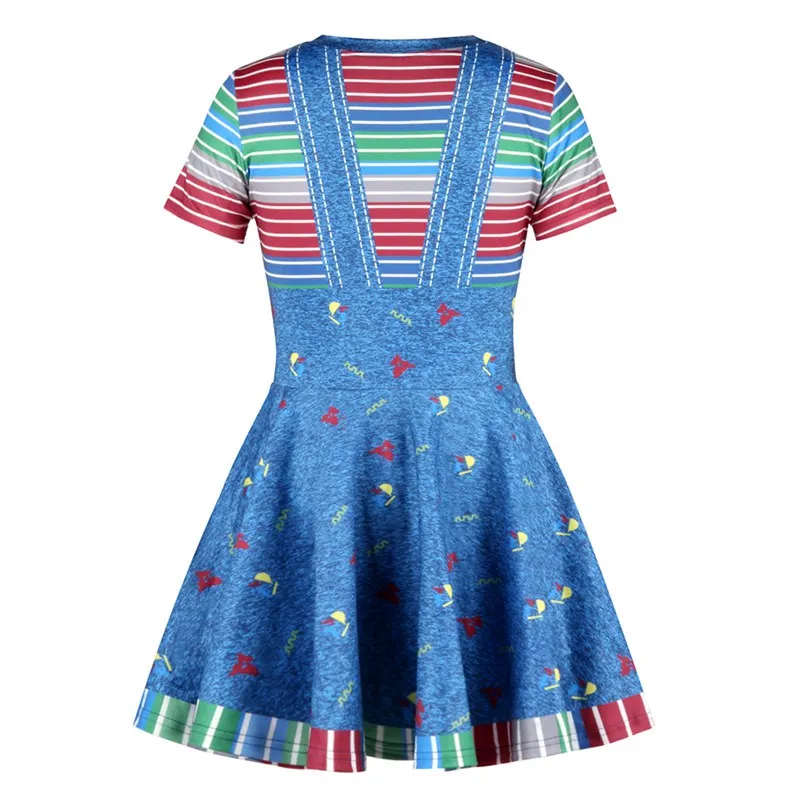 Расклешенные платья для девочек с 3D рисунком Детский Повседневный Сарафан