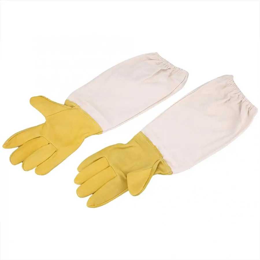 1 Pair Protective Long Sleeves Elastic Beekeeping Gloves Perfect Clothing Accessories for Beginner Beekeeper