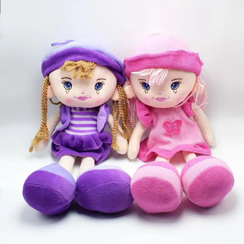 AOSST 38CM Rag Doll new rural wind cute doll girl toy soft accompany sleeping toys present | Игрушки и хобби