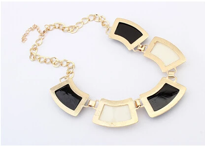 Simply Geometric Pendant Bib Necklace New Fashion Statement cxt906435 | Украшения и аксессуары