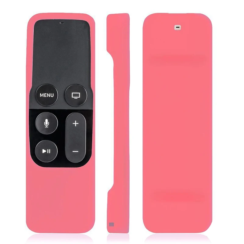 Silicone Case Dust-Proof Protective Cover For Apple TV4 Remote Case Portable Sleeve Remote Control Protector With Lanyard Strap пульт 433 пульт 433 мгц пульт для телевизора