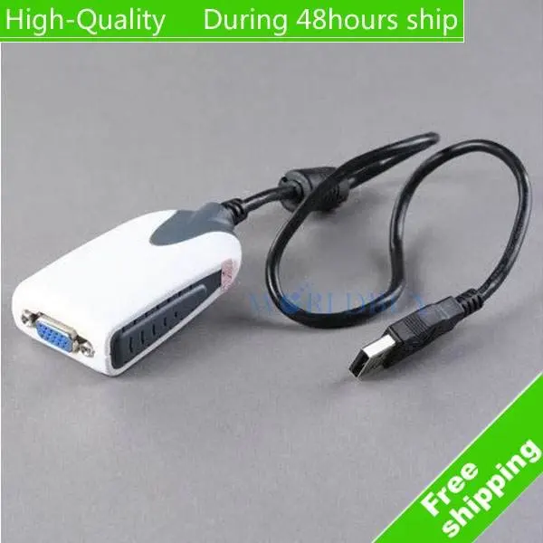 High quality USB 2.0 To VGA Multi-Display Adapter Converter to Cable |