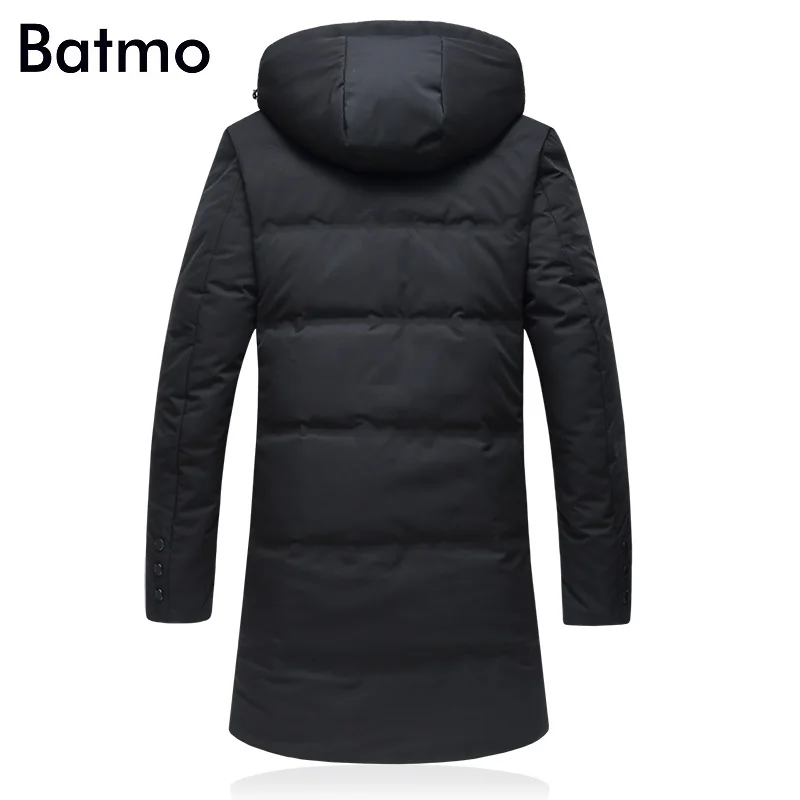 Batmo, Новое поступление, высокое качество, белый утиный пух, мужские куртки с капюшоном, мужские зимние куртки, большие размеры, M-6XL 8808