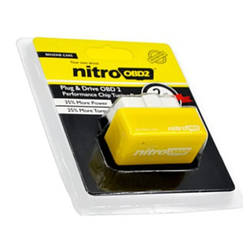 2016 качество a + Nitro OBD2 подключи и Драйв NitroOBD2 производительная микросхема Блок