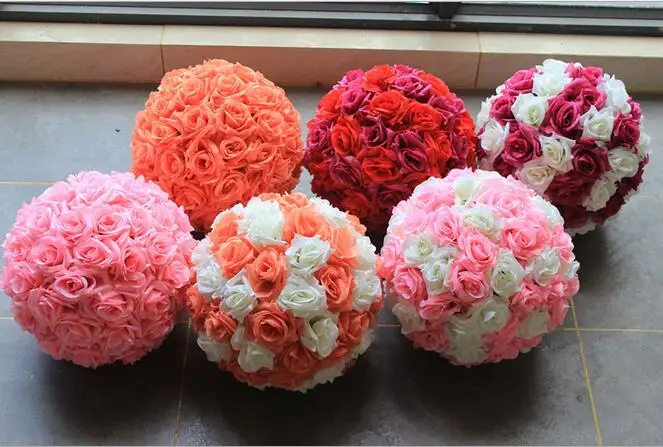 15 Inch Wedding silk Pomander Kissing Ball flower ball decorate artificial for wedding garden market decoration | Дом и сад