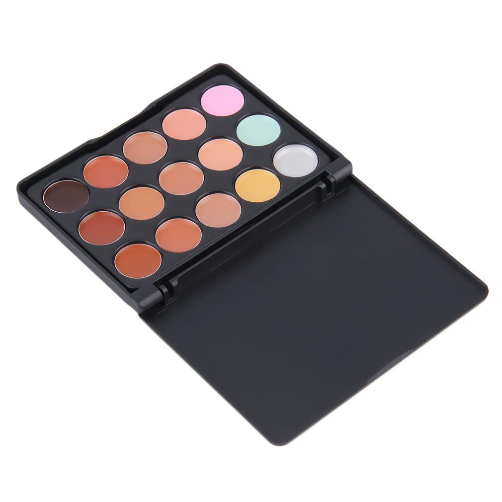 Hot Selling 15 Color Mini Professional Face Creamy Hide Blemish Make-up Concealer Cream Set Natural Best selling |