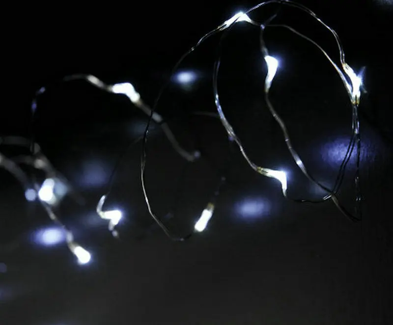 200 шт./лот 2 м 20 светодиодов cell power погружной цветочный светодиодный светильник для