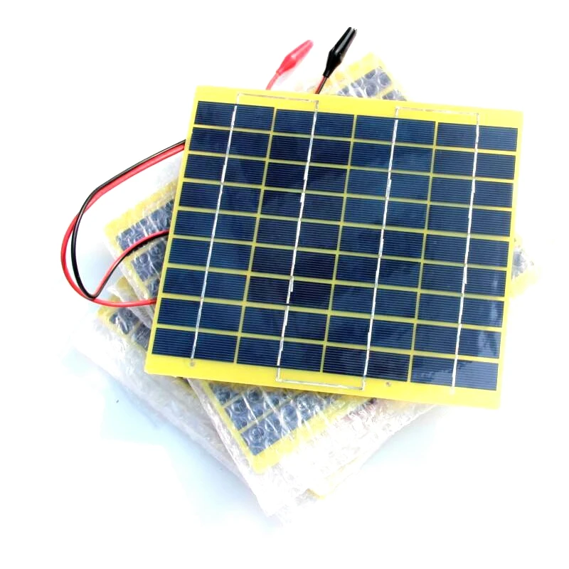 ГОРЯЧАЯ ПРОДАЖА! 5 Вт Солнечные Панели Солнечных Батарей-5 12 Вольт Сад Фонтан Пруд