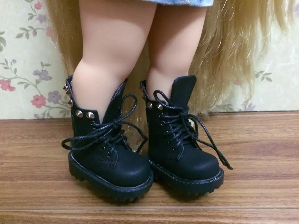 D01-P343 детские игрушки ручной работы 1/6 1/3 1/4 аксессуары для кукол BJD/туфли SD бархатные ботильоны с ремешком 1 пара