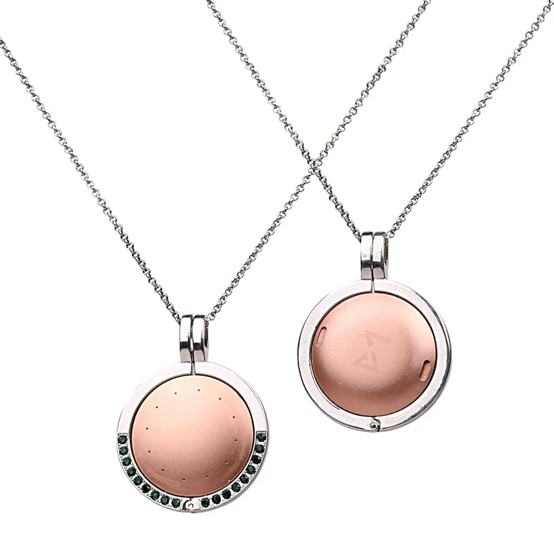 Ouhaobin 1 pcnecklace Нержавеющая сталь кулон фитнес-монитор сна для несоответствия блеск 2 Браслет Смарт наручные часы падение shipFeb08c3