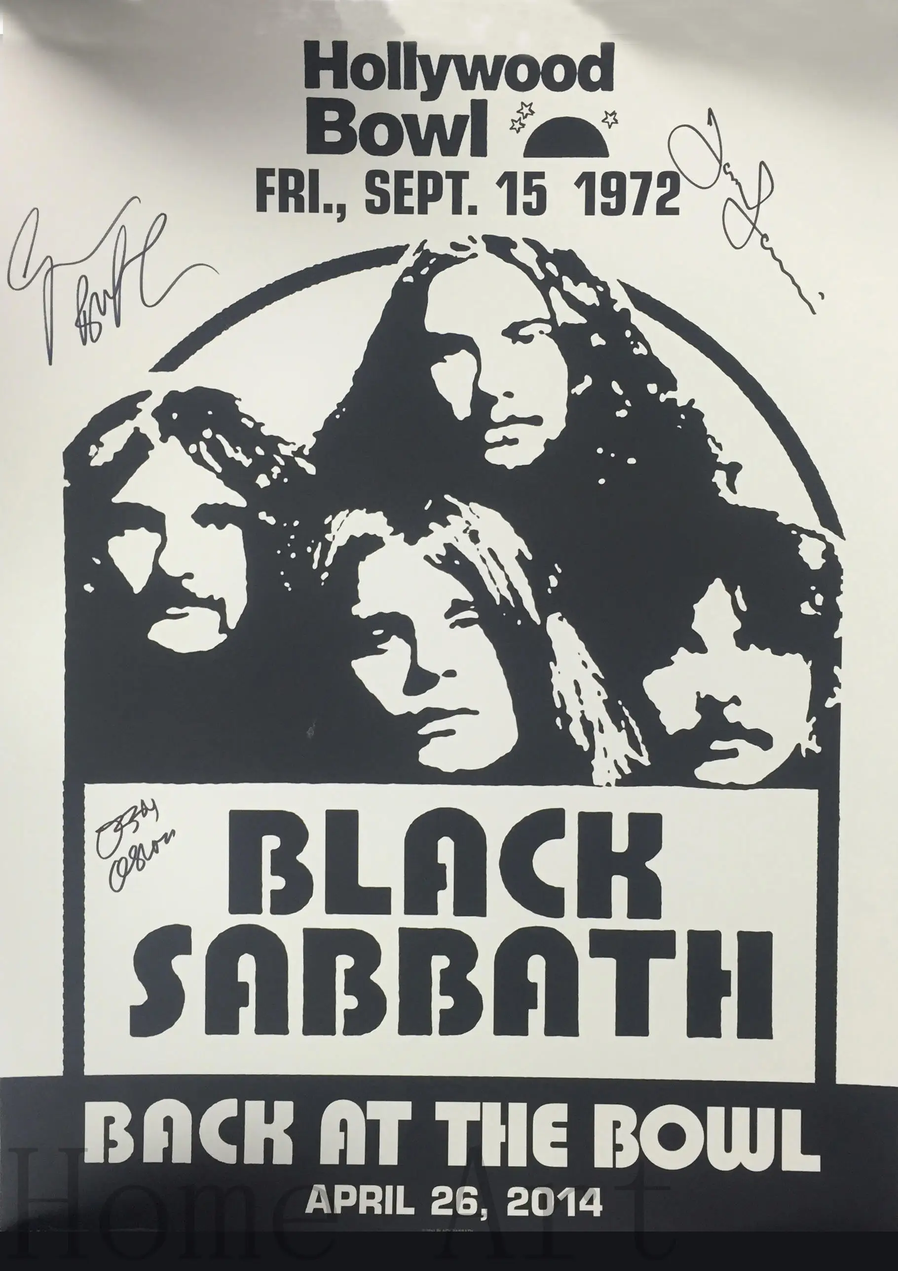 Black Sabbath плакат музыка наклейки на стену Высокое разрешение белая бумага с покрытием украшение дома искусство дома