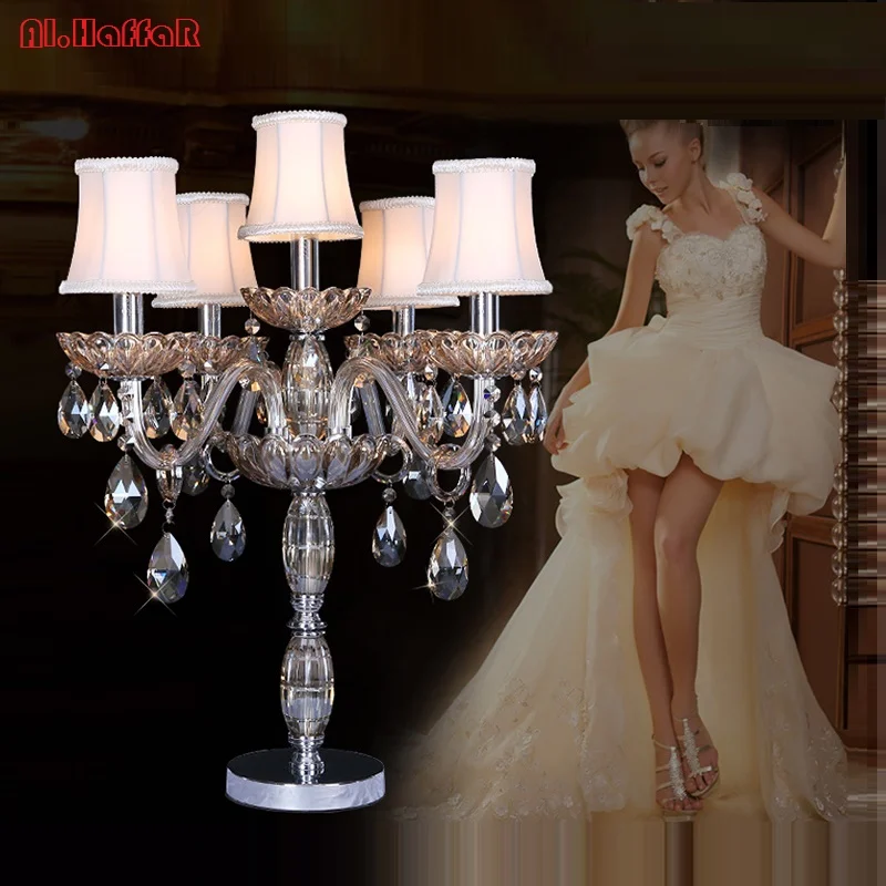 Кристалл Настольная лампа современный Красота Книги по искусству высокое Класс