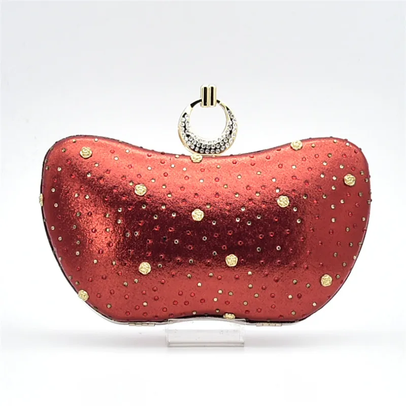 Женская итальянская обувь и комплекты с сумкой со стразами в нигерийском стиле