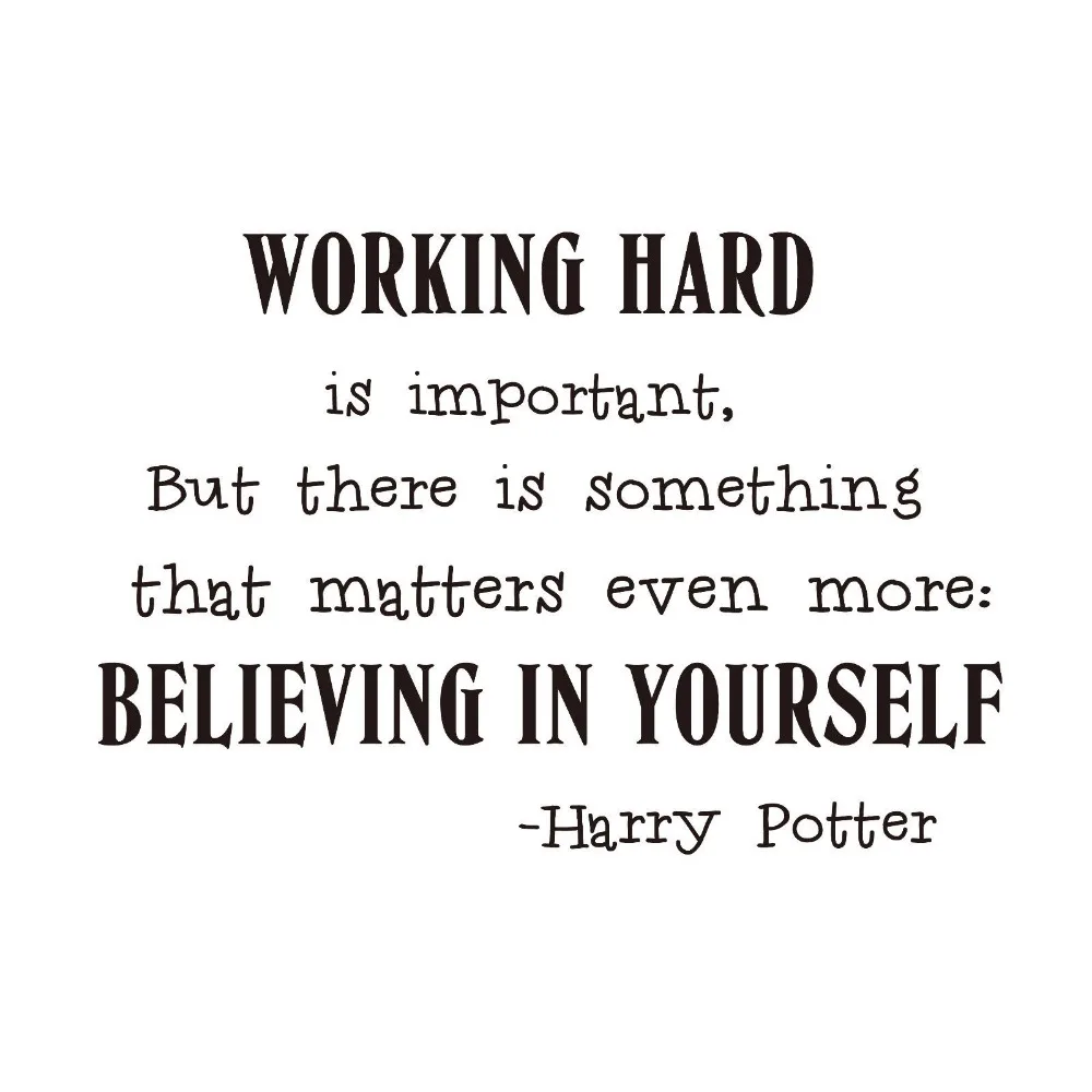 DIY офисная наклейка-цитата на стену Вдохновляющие Слова Верьте в себя виниловая