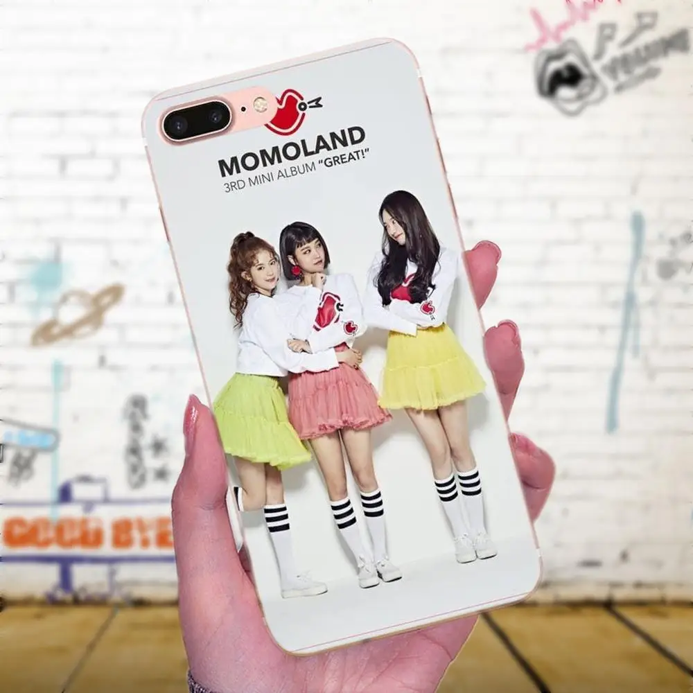 K pop Momoland для Huawei P7 Honor 4C 5A 5C 5X 6 6C 6A 6X 7 7X 8 9 V8 V10 Y3II Y5II Y6II G8 Play Lite Мягкий