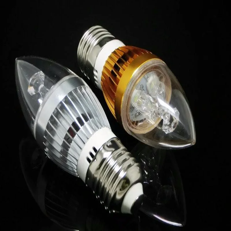 WOXOYOZO Светодиодная лампа для свечей CREE LED E14 E27 9 Вт 12 15 светодиодные лампы с