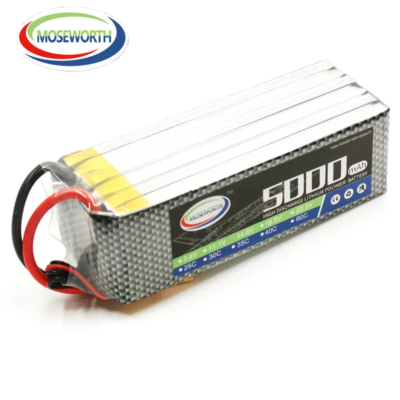 Новинка 6S 22 2 в 5000 мАч 40C радиоуправляемая Lipo батарея Max 80C для радиоуправляемого
