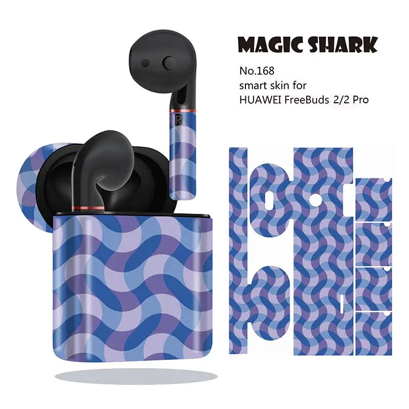 Волшебная Акула модный геометрический цикл ПВХ пленка чехол наклейка для Huawei