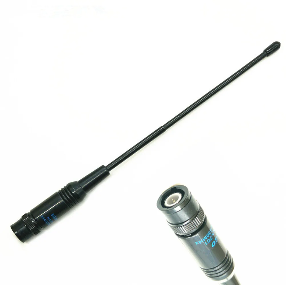 BNC 144/430 МГц двухсторонняя радио антенна NA701 для IC-V8 IC-V82 IC-V85 ICV80 TK208 TK 308 | Мобильные