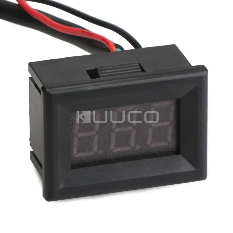 Цифровой измеритель прибор для измерения температуры 12 В 24 красный Led 0 36 дюйма 55 ~