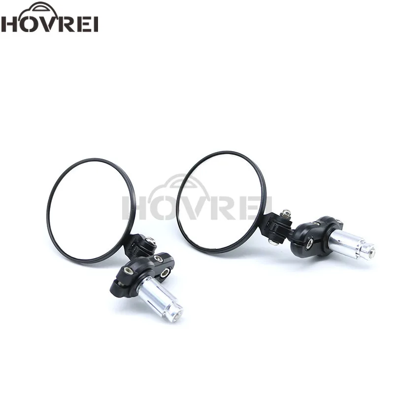 Universal Motorcycle mirros Aluminum 22mm Handle Bar End Foldable Rearview mirror Side mirrors FOR DUCATI Cafe Racer honda |