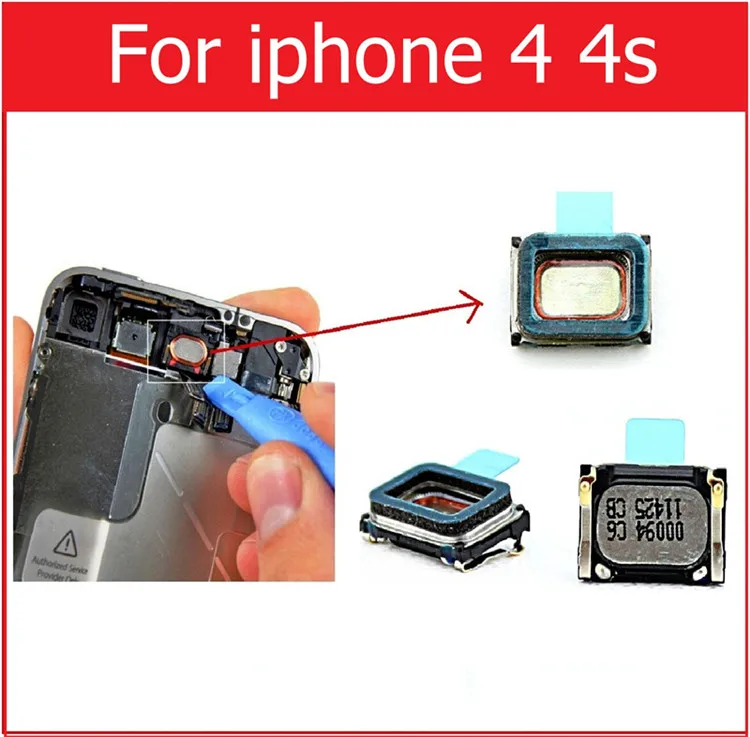 Динамик для iPhone 4, 4S, 5, 5S, 5c, SE, 6, 6 S, 7, 8 Plus, X, ушной динамик, ушной динамик, запасные части для сотового телефона
