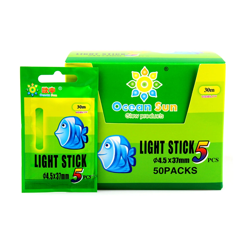 10/20/50 шт 4,5*37 мм рыболовный поплавок флуоресцентный Lightstick ночник плавающий стержень огни темно-палке полезные много рыбалки/партия