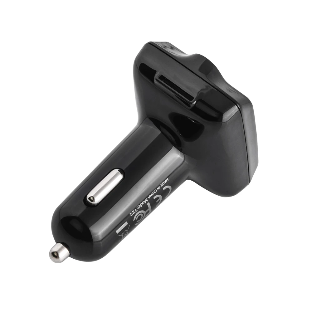 1 шт. автомобильный беспроводной передатчик/mp3-плеер 2 usb-порта перезаряжаемый