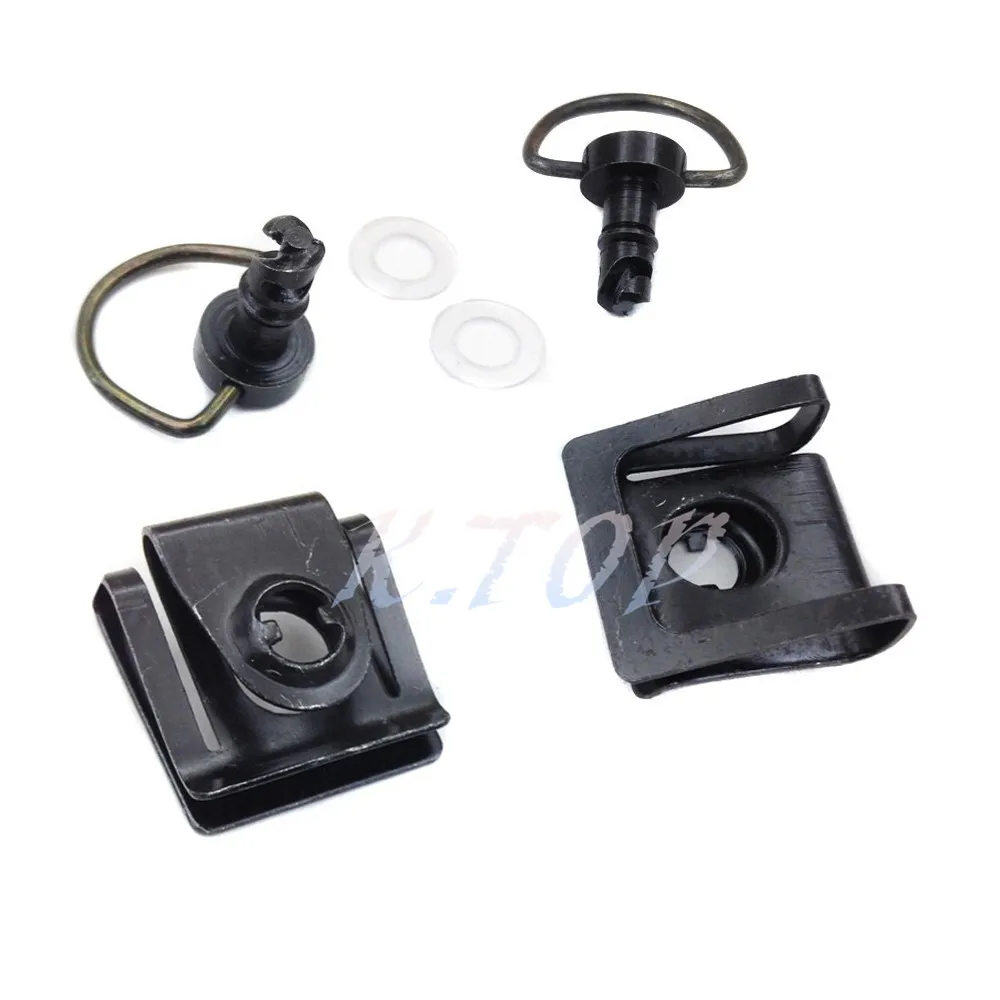 Black Motorcycle Quick Release D-ring Turn Race Fairing Fastener Fit For KTM Ducati | Автомобили и мотоциклы