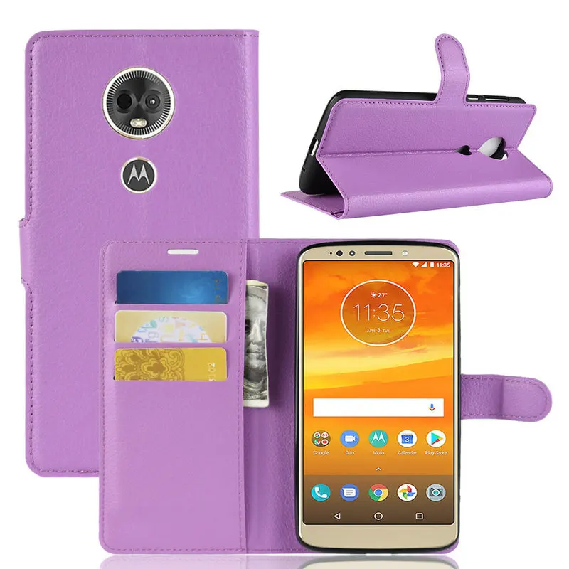 Роскошный кожаный чехол книжка для Motorola Moto E5 Plus XT 1924 moto e5 кошелек с