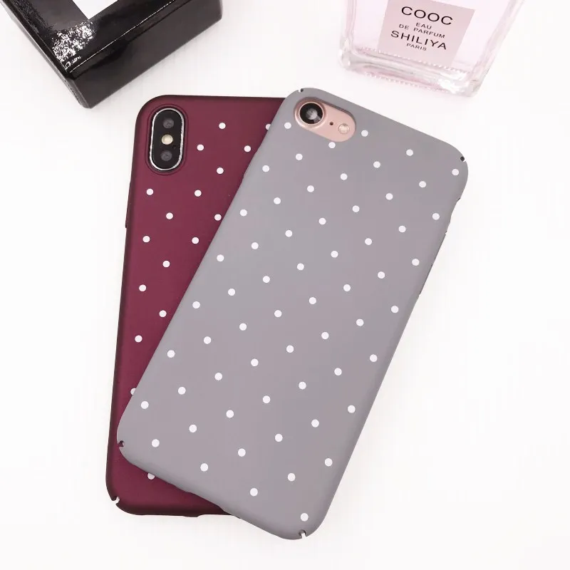 Mouplayca модные чехлы для iphone X (10) 7 plus матовая капля жесткий fundas задняя крышка 6 6s coque