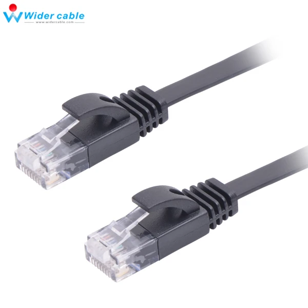 Black Ethernet CAT6 Internet Network Flat Cable Cord Patch Lead RJ45 For PC Router | Компьютеры и офис
