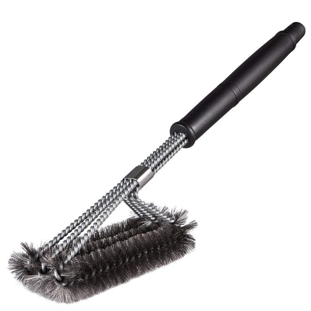 

Barbecue brush, 3 in 1 barbecue grill brush cleaning brush with stainless steel wire, very suitable for barbecue, gas grill elec