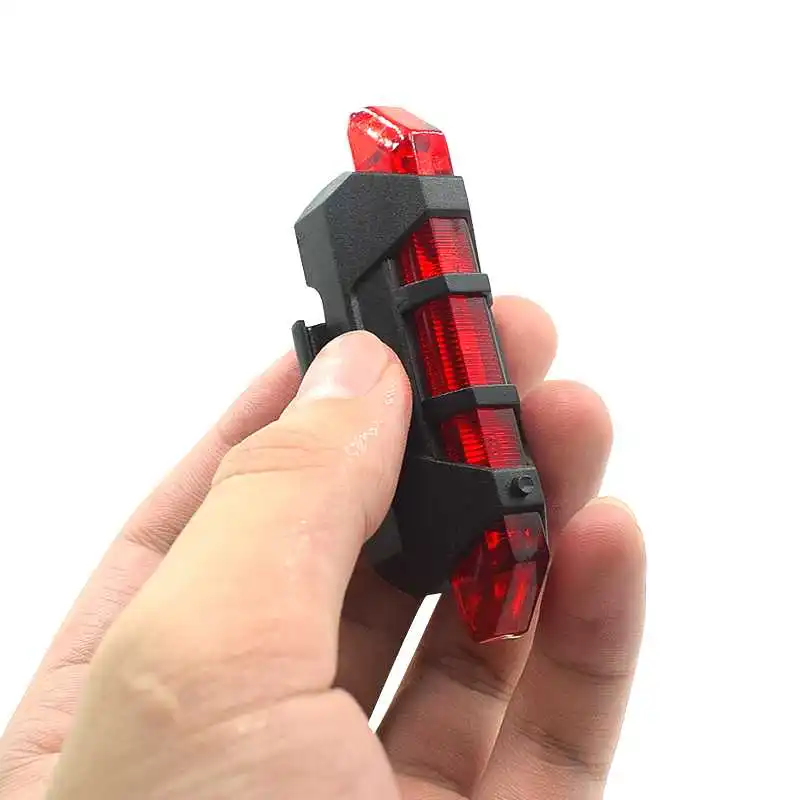 WasaFire портативный USB Перезаряжаемый велосипедный задний Предупреждение ющий