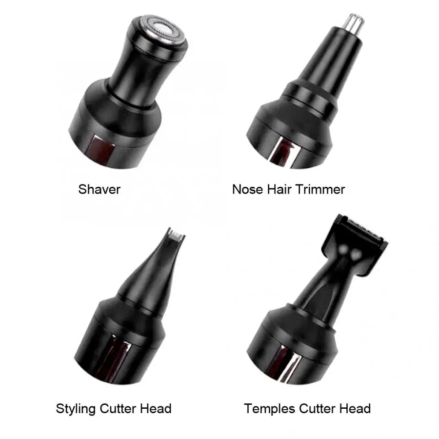 Многофункциональная Мужская электрическая бритва для бороды волос в носу бровей