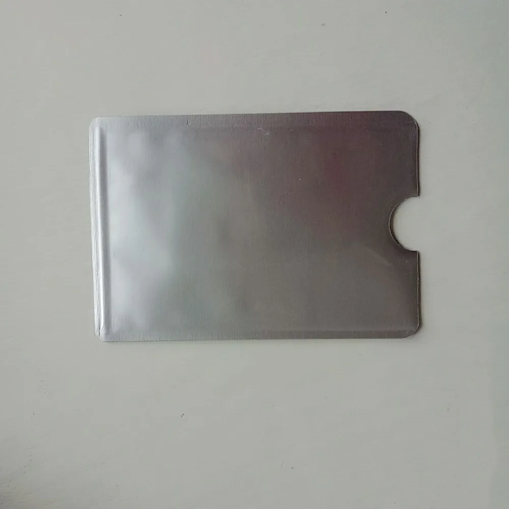 100 шт Анти RFID держатель карты блокировка ID протектор сканирование чехол