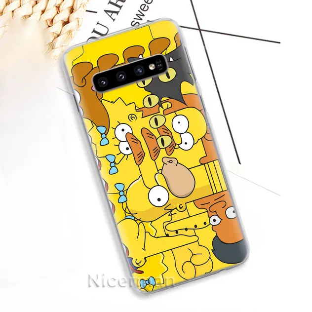 11 Чехол для телефона для samsung Galaxy S10e S10 S8 S9 плюс S6 S7 край A40 A50 A70 M20 крышка Гомер J. Симпсон жесткий поликарбонатный чехол - Цвет: 11