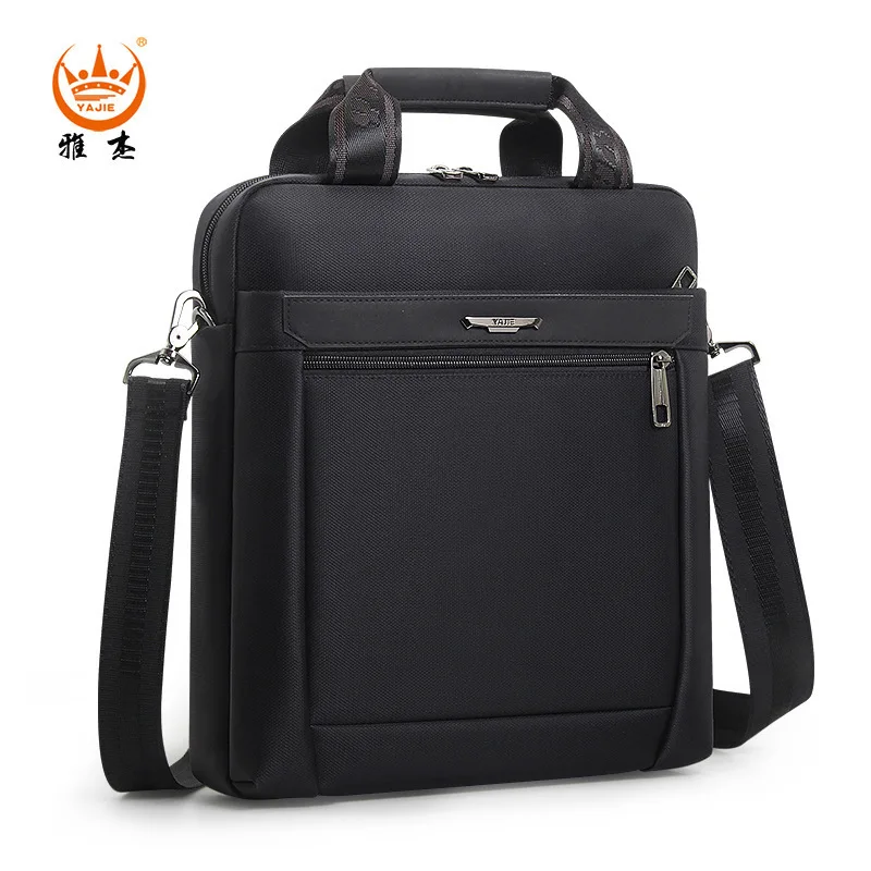 Black Мужская сумка для ноутбука Macbook Air 12, сумка для ноутбука DELL, мужская сумка на одно плечо, Мужская маленькая сумка-мессенджер для А4, новинка - Цвет: Black